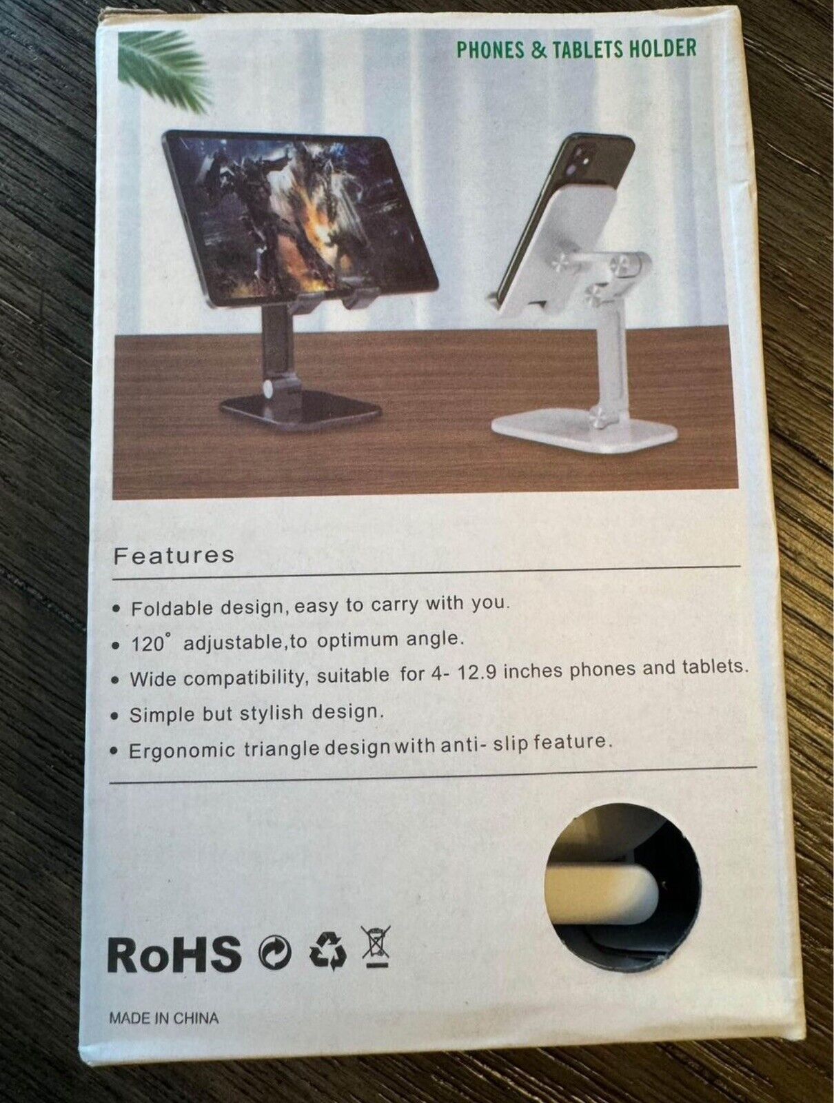 Universal Folding Desktop Mobile Phone Stand For Mobile Phone and Tablets