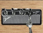 2pk Wall Mount Key Holder Music Guitar Amp Key Hanger Storage Jack Rack