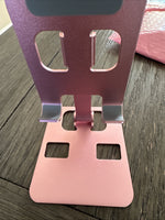 Rose Gold Portable Aluminum Alloy Adjustable Tablet Stand Desktop For Ipad