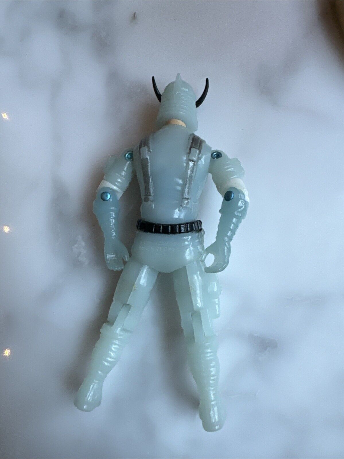 1994 GI Joe Shadow Ninjas Bushido v2 figure Hasbro - both thumbs broken