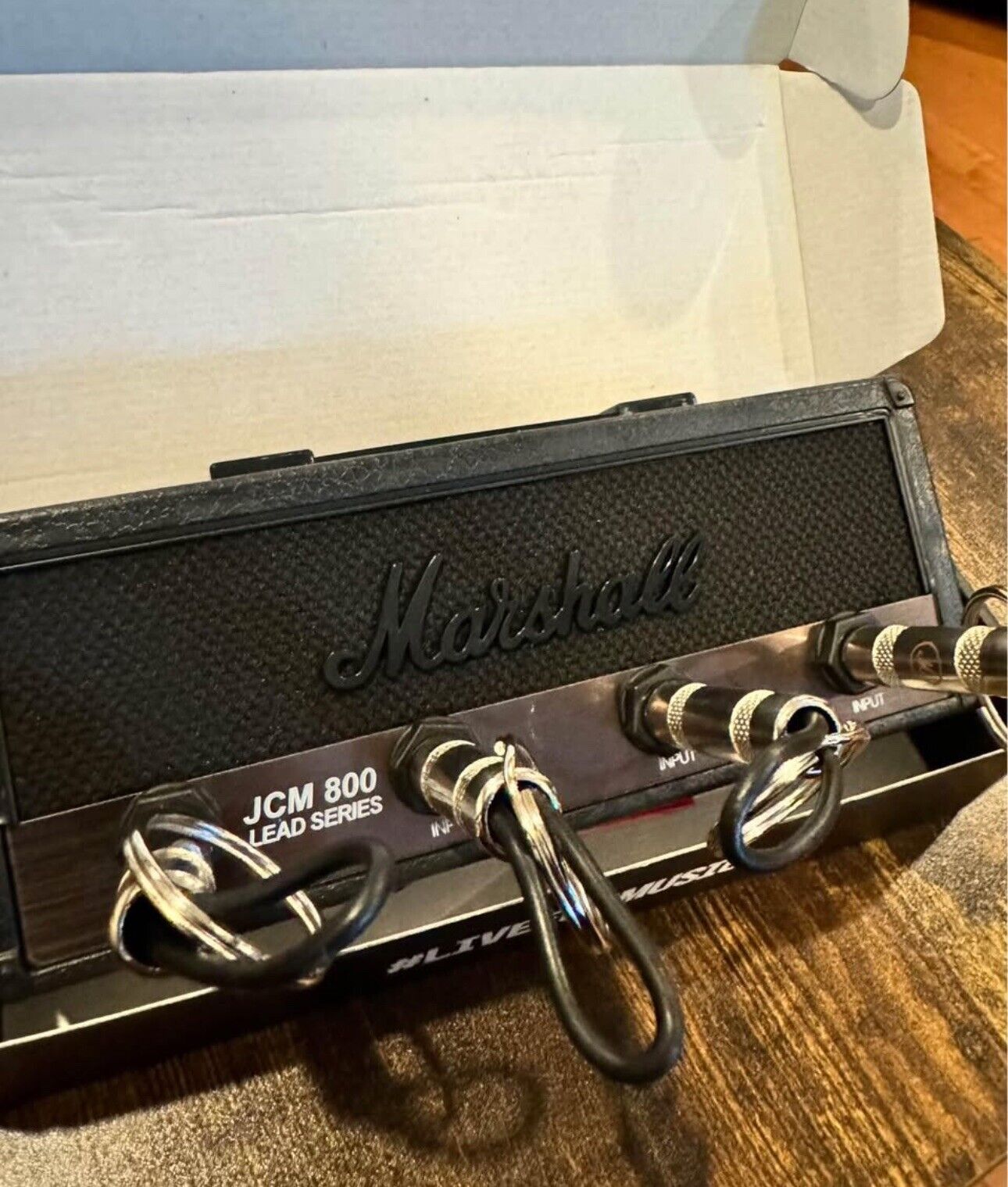 2pk Wall Mount Key Holder Music Guitar Amp Key Hanger Storage Jack Rack
