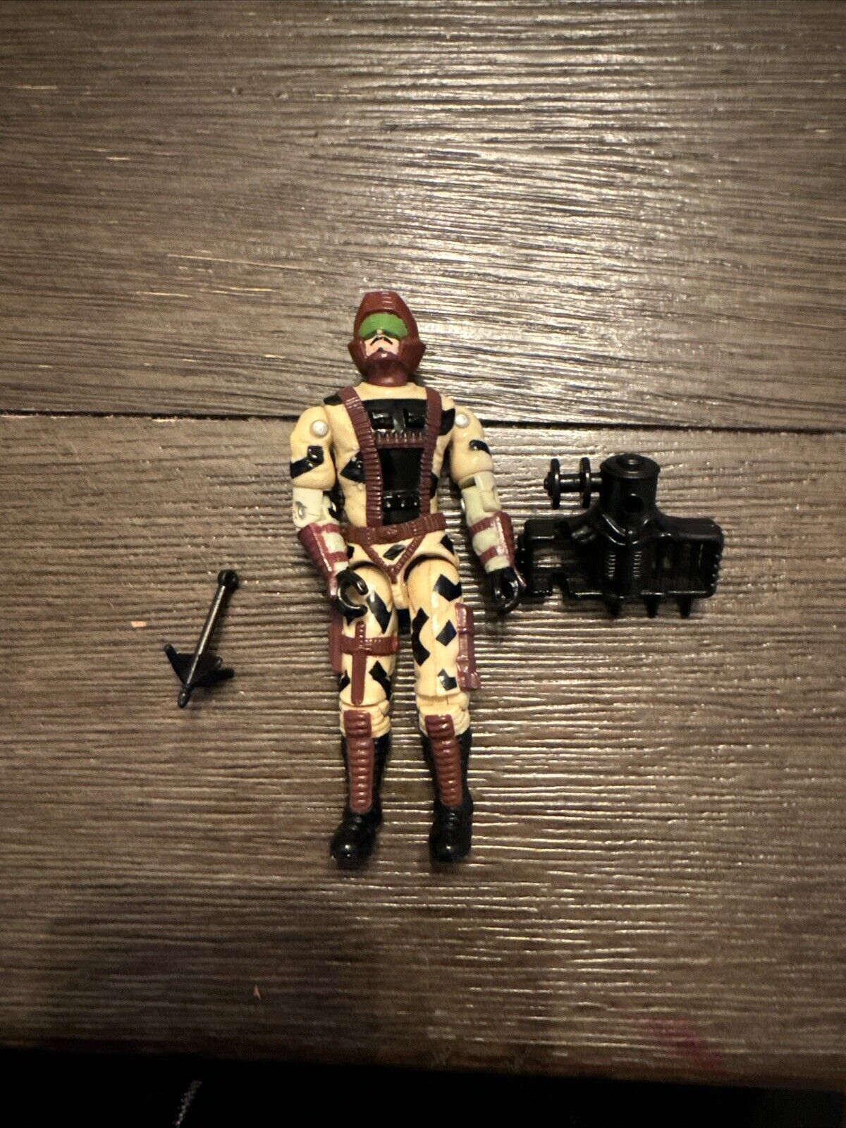 Gi Joe Cobra Rock Viper 1990 Vintage Hasbro 3.75 ARAH 80s