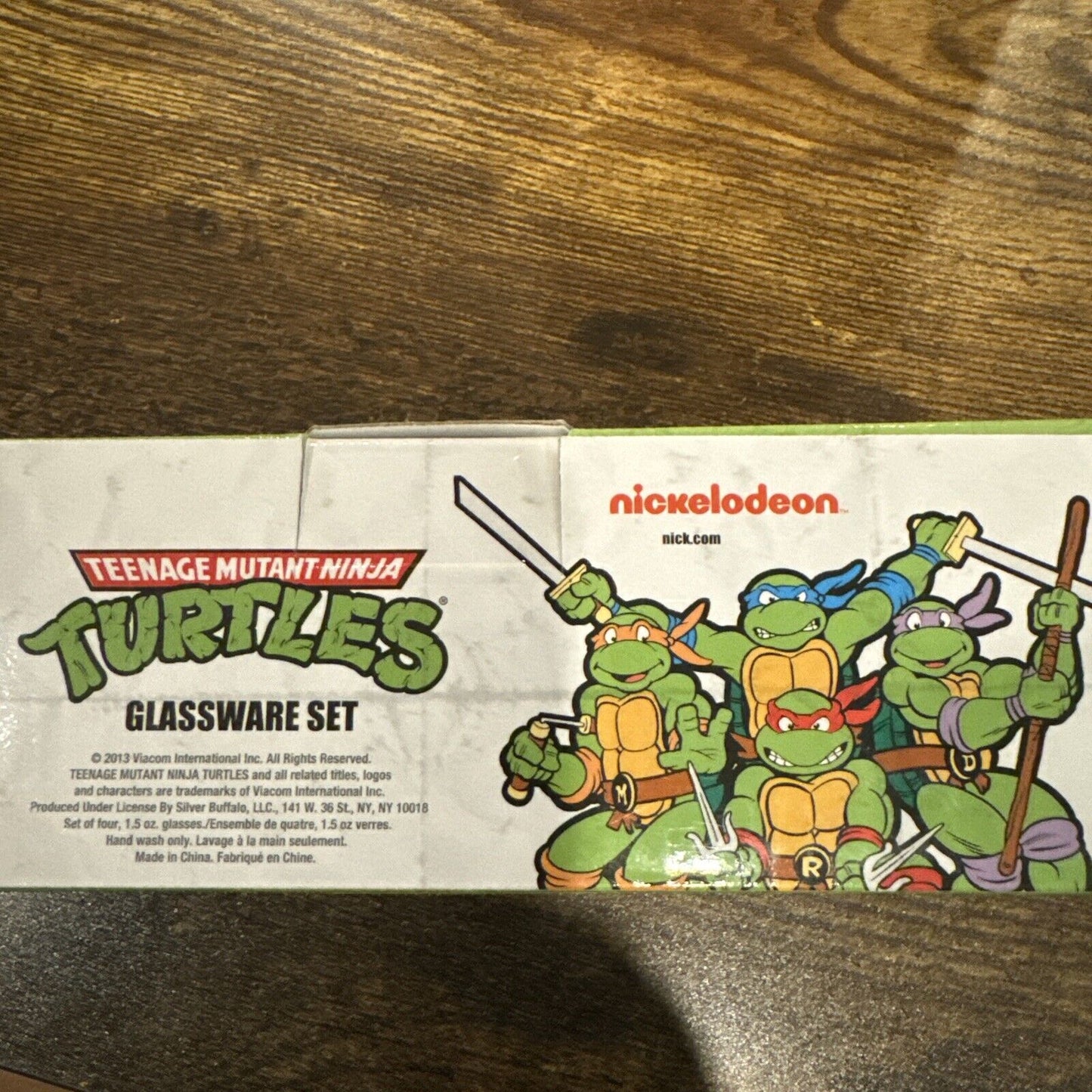 2011 Viacom Nickelodeon Teenage Mutant Ninja Turtles Glassware Set