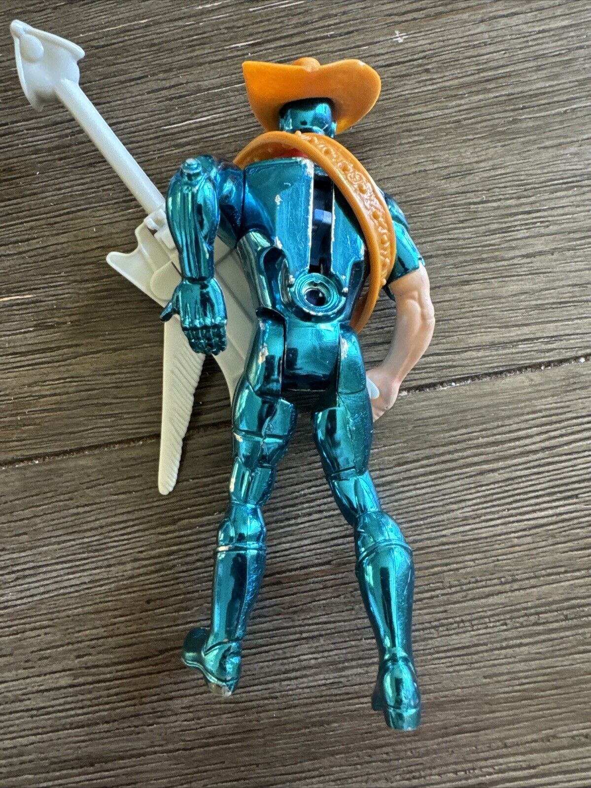 Silverhawks Bluegrass w Sideman Guitar 1986 Telepix Kenner Vintage Action Figure