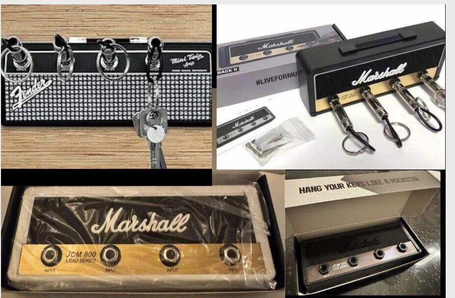 4pack-Guitar Amplifier Key/ Guitar Speaker Style Chain