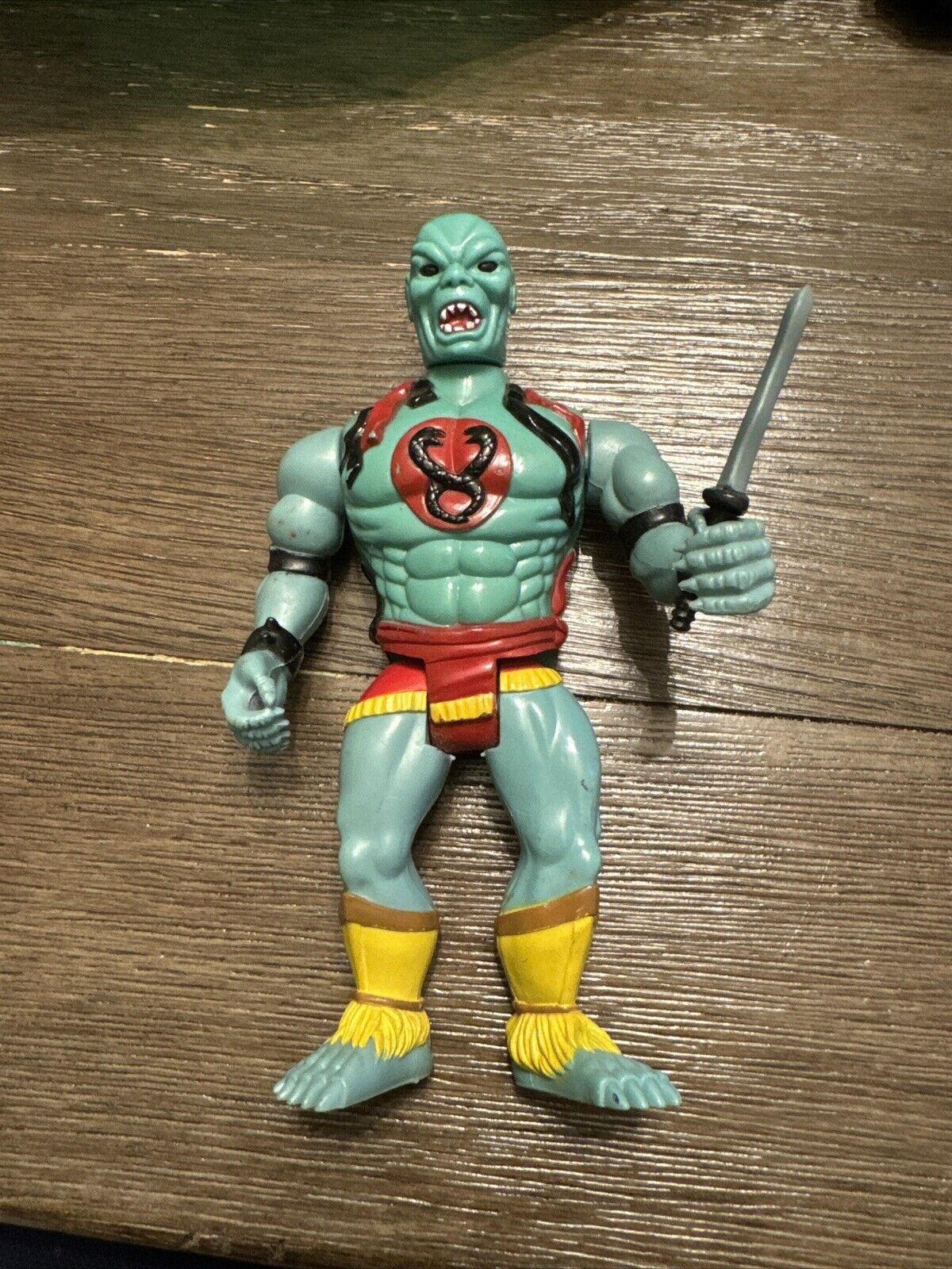 Vintage 1986 Thundercats Mumm-Ra Action Figure by LJN - Brown Strap Boot Variant