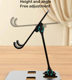 Silver Portable Aluminum Alloy Adjustable Tablet Stand Desktop For Ipad