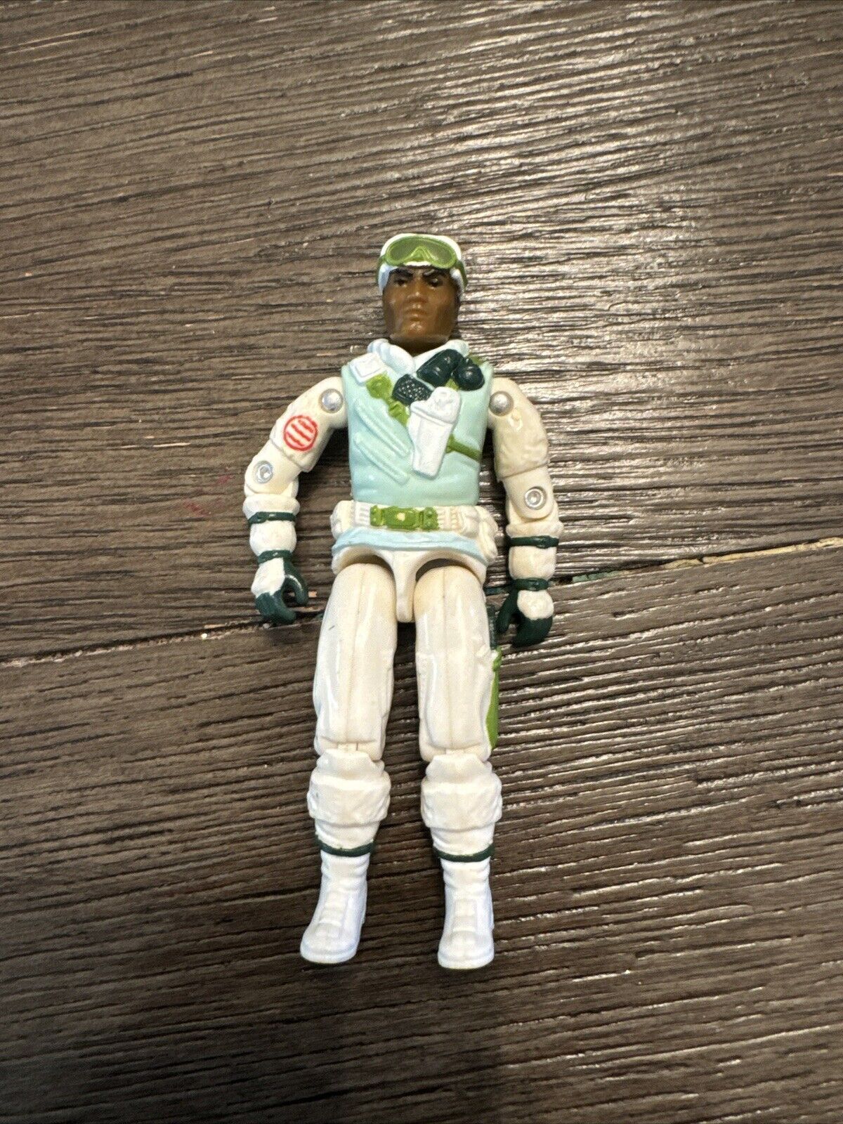 Vtg 1986 GI Joe ARAH Iceberg Snow Trooper Soldier v1 Action Figure 80s!