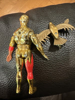 Silverhawks Action Figure Hotwing Missing Wing, Minimal Wear, Nice Paint