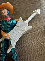 Silverhawks Bluegrass w Sideman Guitar 1986 Telepix Kenner Vintage Action Figure