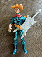 Silverhawks Bluegrass w Sideman Guitar 1986 Telepix Kenner Vintage Action Figure