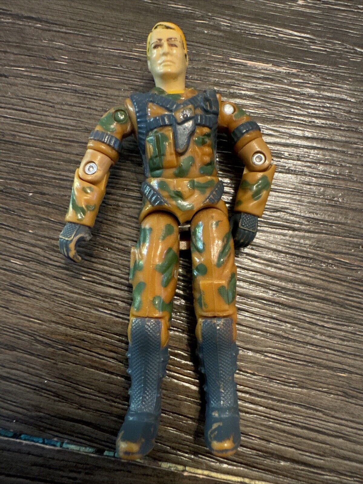Vtg. 1990 V1 Freefall GI Joe 3.75” Hasbro Action Figure ARAH (chipped crotch)