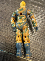 Vtg. 1990 V1 Freefall GI Joe 3.75” Hasbro Action Figure ARAH (chipped crotch)
