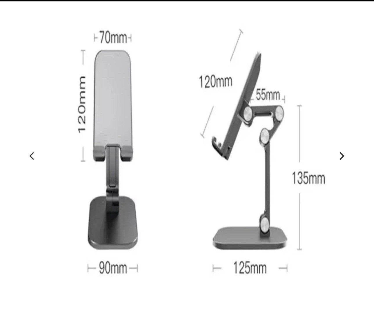 Universal Folding Desktop Mobile Phone Stand For Mobile Phone and Tablets