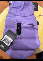 Canada Pooch Dog Light purple Winter Jacket Size 10