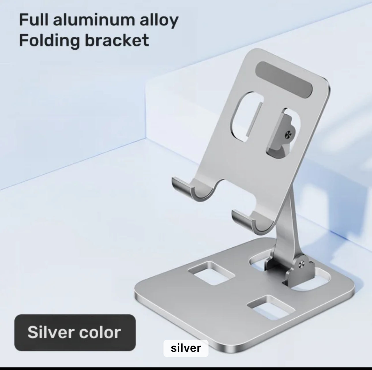 Foldable stand phone/tablet