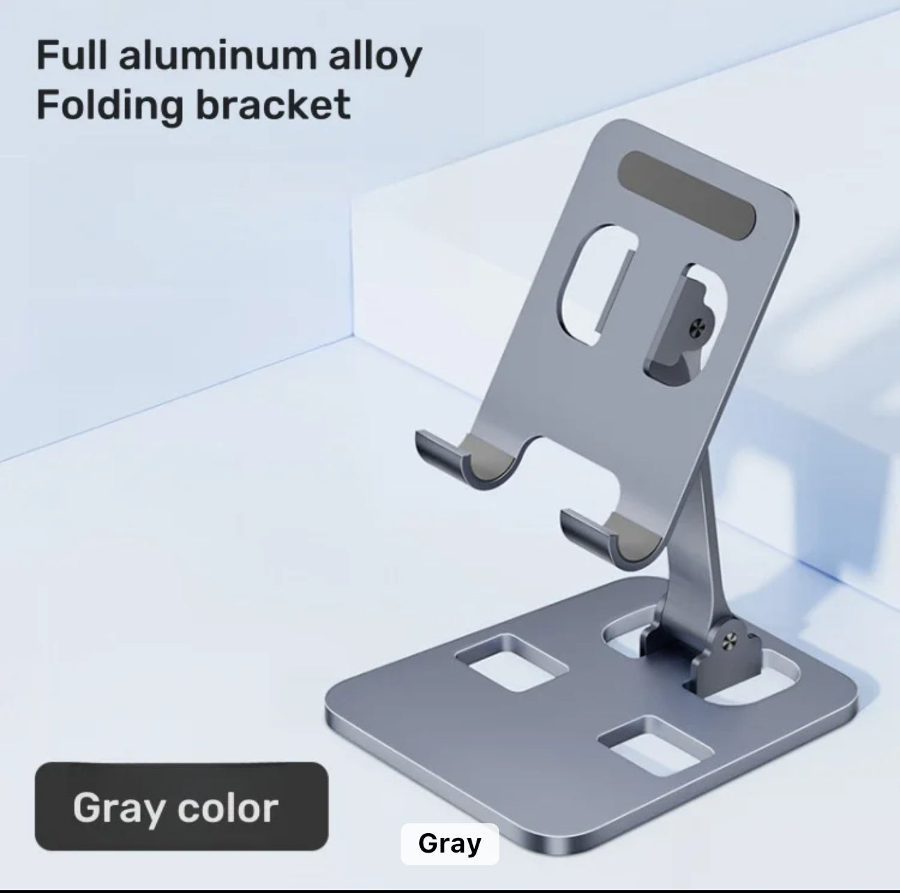 Foldable stand phone/tablet