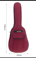 40/41 Inch Waterproof Oxford Fabric Guitar Case Gig Bag Double Straps