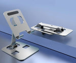 Foldable stand phone/tablet