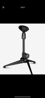 Microphone Stand Desktop Tripod Mini Portable Table Stand Adjustable Mic Stand Mic Clip Holder Bracket Lightweight Bracket