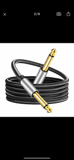 6.35mm Guitar Amplifier AMP Cable Electric Guitar Cable Wire Cord Noise Shielded Bass Cable Connector For Guitar Amplifier