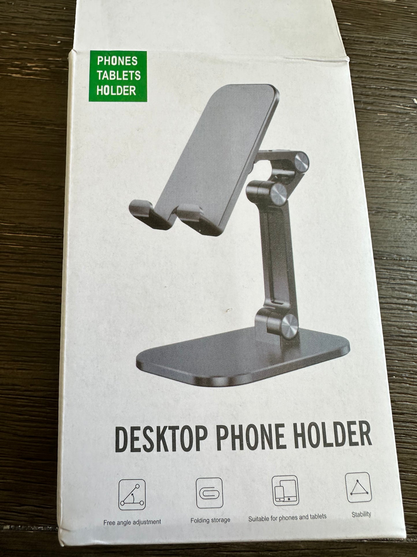 Foldable tablet/phone holder