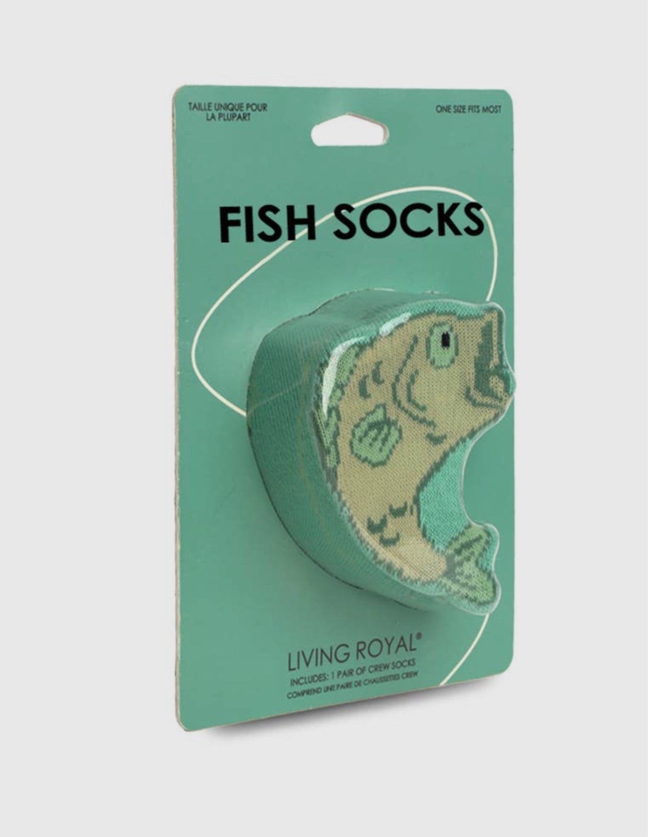 NEW-3D socks Fish
