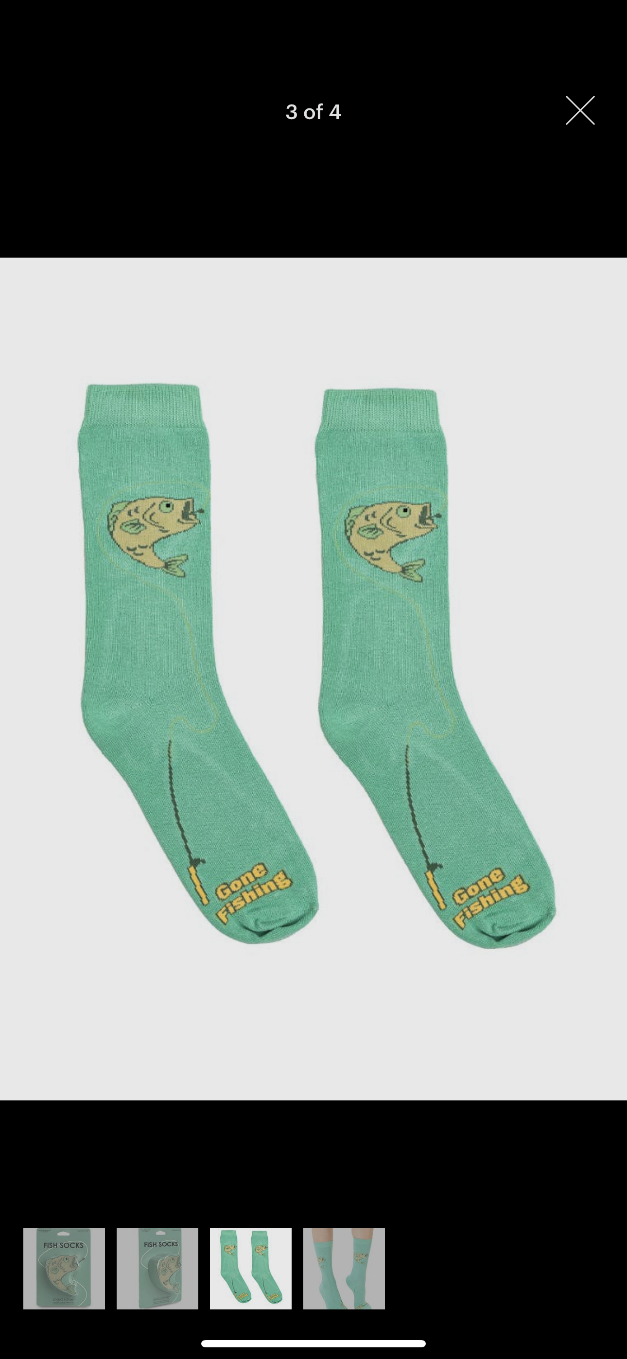 NEW-3D socks Fish