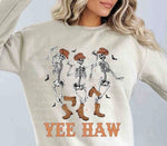 NEW- Sweatshirt Skeleton’s Country Dancing