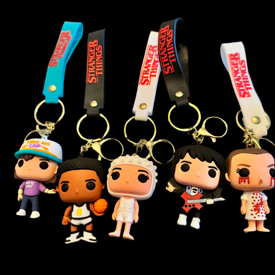 Very Strange things keychains