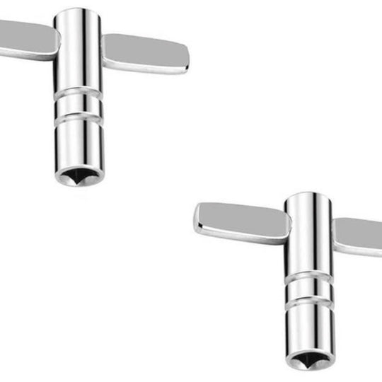Standard Drum Keys with a Continuous Motion Speed Drum Key, Steel - 2 Pack