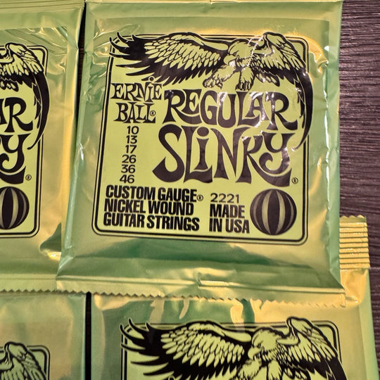 4pack Ernie Ball 7-String Regular Slinky Nickel Electric Guitar Strings - 2621