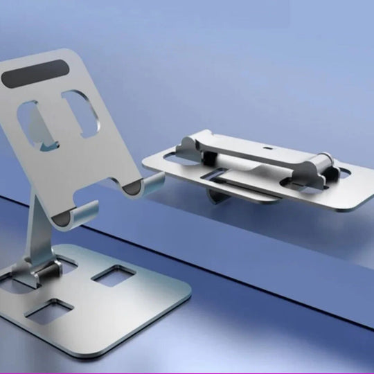 Silver Portable Aluminum Alloy Adjustable Tablet Stand Desktop For Ipad