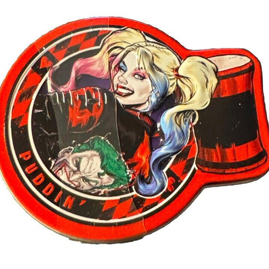 Harley Quinn with Mallet Mad Love Candy in Embossed Metal Tin NEW SEALED 30g