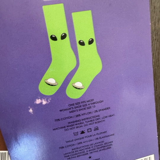 Combo Alien& Beer 3D Socks One Size