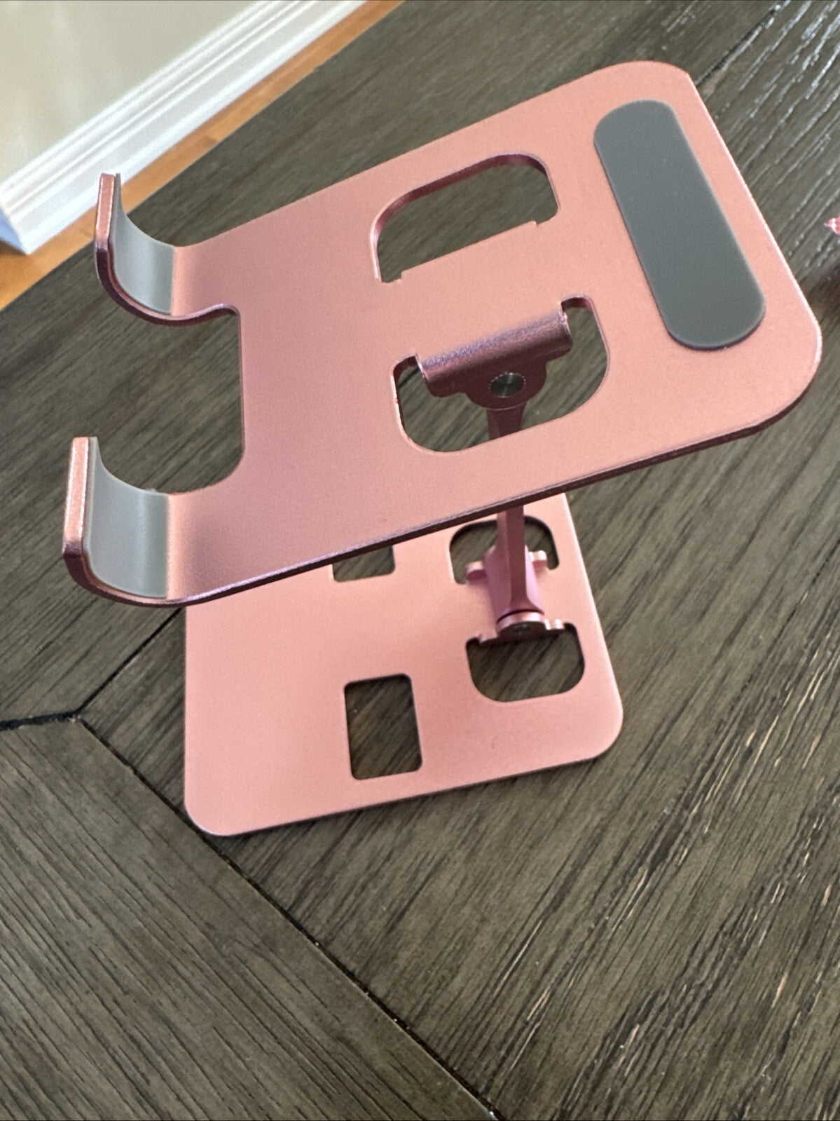 Rose Gold Portable Aluminum Alloy Adjustable Tablet Stand Desktop For Ipad