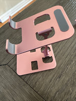 Rose Gold Portable Aluminum Alloy Adjustable Tablet Stand Desktop For Ipad