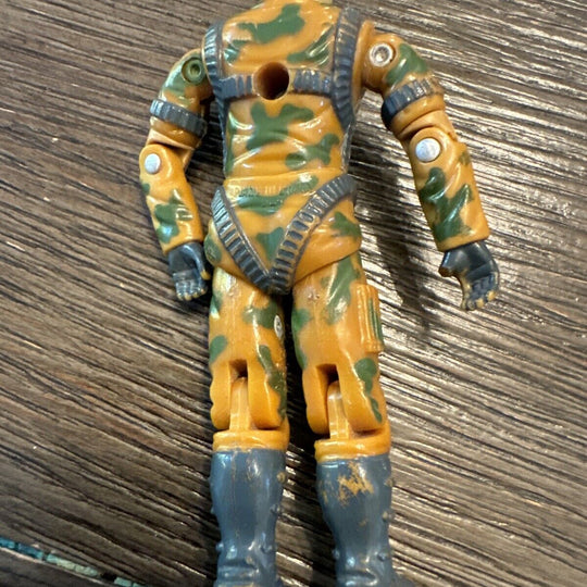 Vtg. 1990 V1 Freefall GI Joe 3.75” Hasbro Action Figure ARAH (chipped crotch)