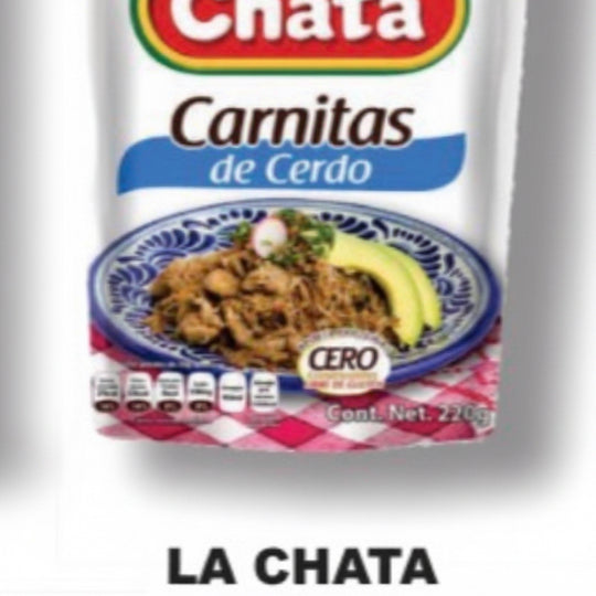 La Chata Carnitas de Cerdo ( Case of 12 - 220g)