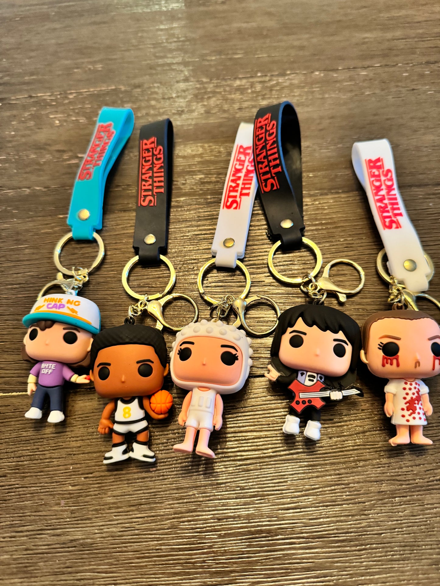 Very Strange things keychains