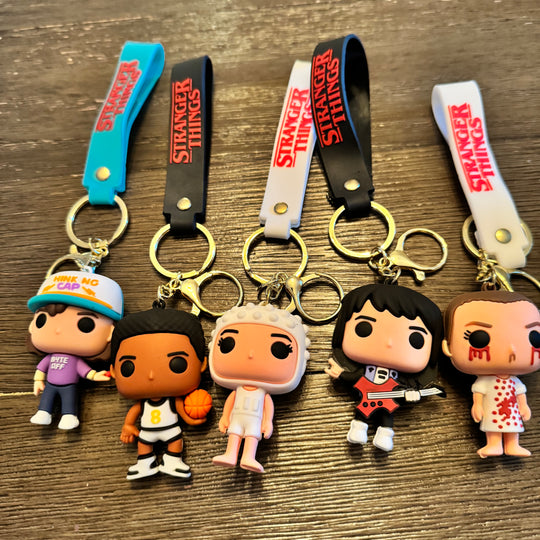 Very Strange things keychains