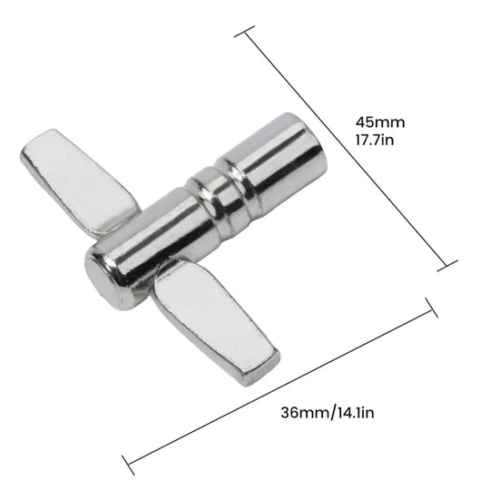 2 Universal Drum Tuning Key Metal Standard Square 5.5mm Drum Keys Four-corner