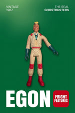 Vintage The Real Ghostbusters Egon Spengler Action Figure Fright Features 1987