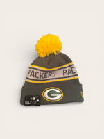 New Era Football Logo Knit Beanie Winter Pom Hat Cap NWT
