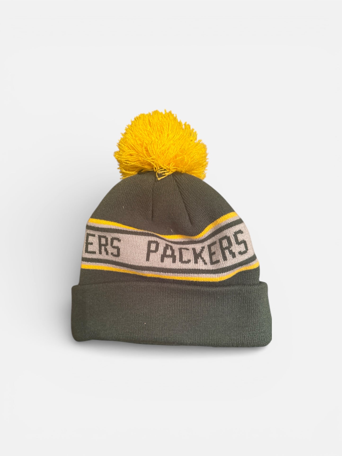 New Era Football Logo Knit Beanie Winter Pom Hat Cap NWT