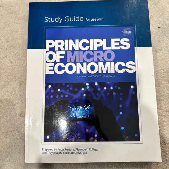 Study Guide Principles of Microeconomics