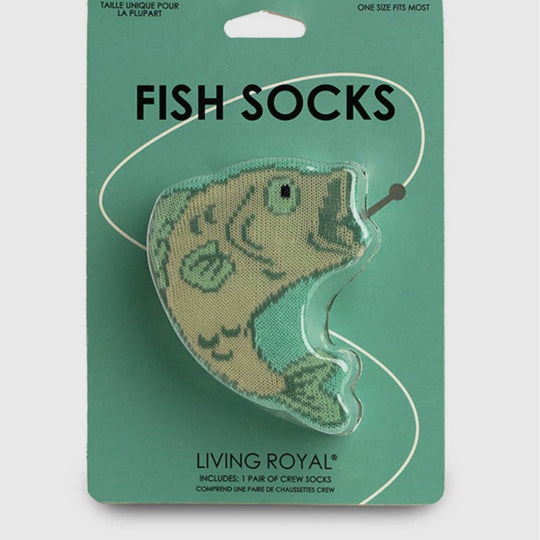 NOUVEAU-Chaussettes 3D Poisson