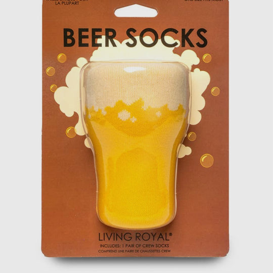 NEW- 3D socks Beer