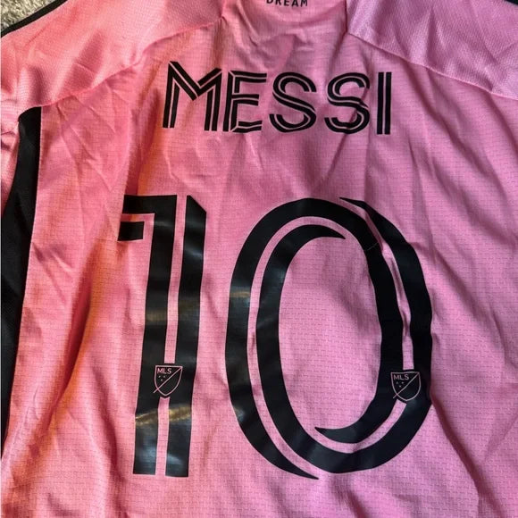 Adidas Inter Miami Messi Jersey Pink Soccer Jersey